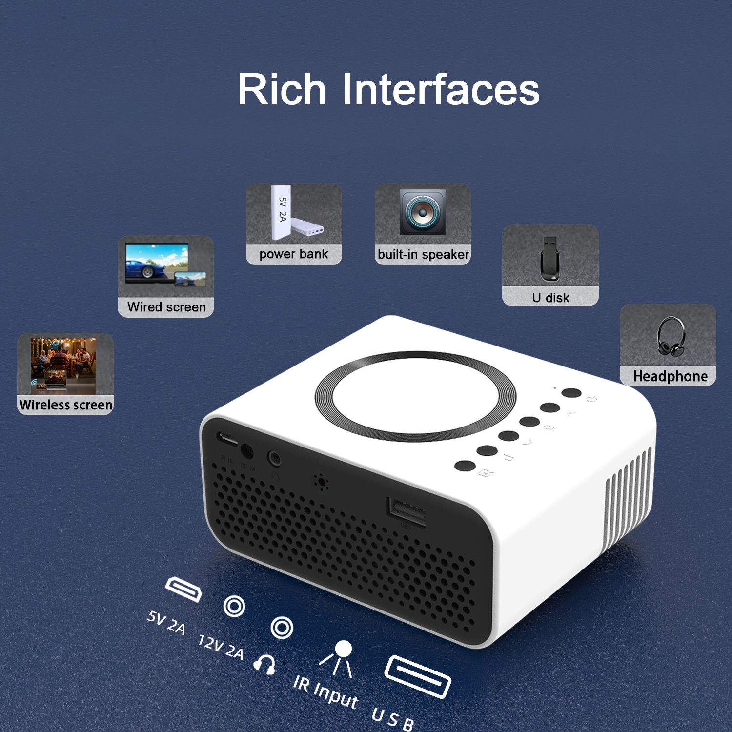 Mini LED Wireless Projector Mini LED Wireless Projector